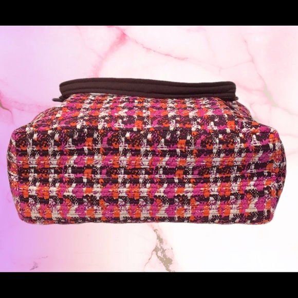 NWT Vera Bradley Hadley Tote with Phone Charger Pocket, Houndstooth Tweed - Picture 5 of 11